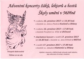 Adventní koncerty Školy umění v Měříně